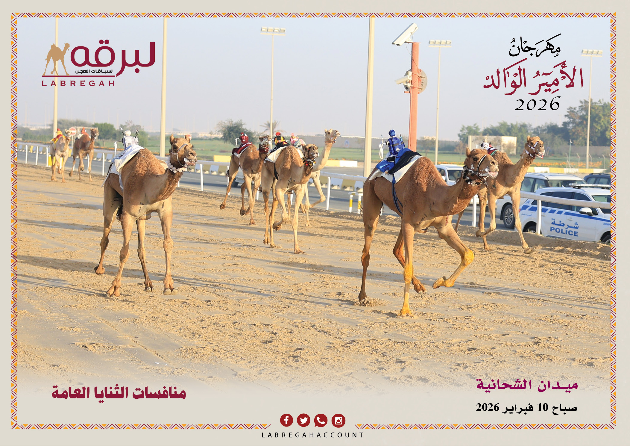 «غطرسة» الخليفي تفتتح منافسات اليوم العاشر.. و«رماد» يخطف ناموس الثنايا قعدان